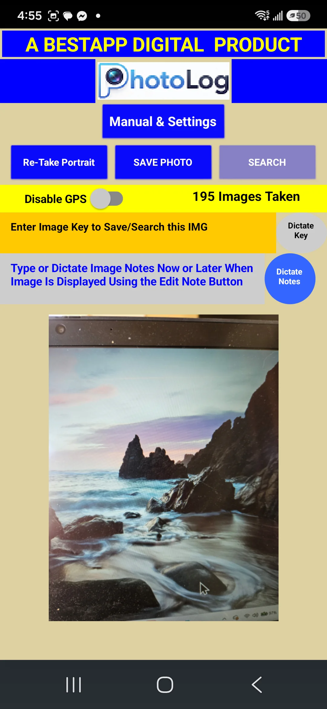 Screenshot 2 of PhotoLog