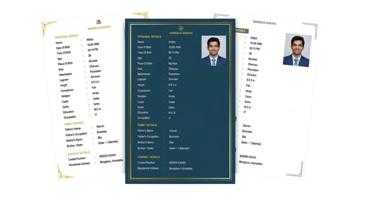 Screenshot 1 of Free biodata maker