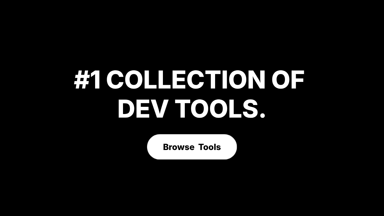 Screenshot 1 of Simple Dev Tools