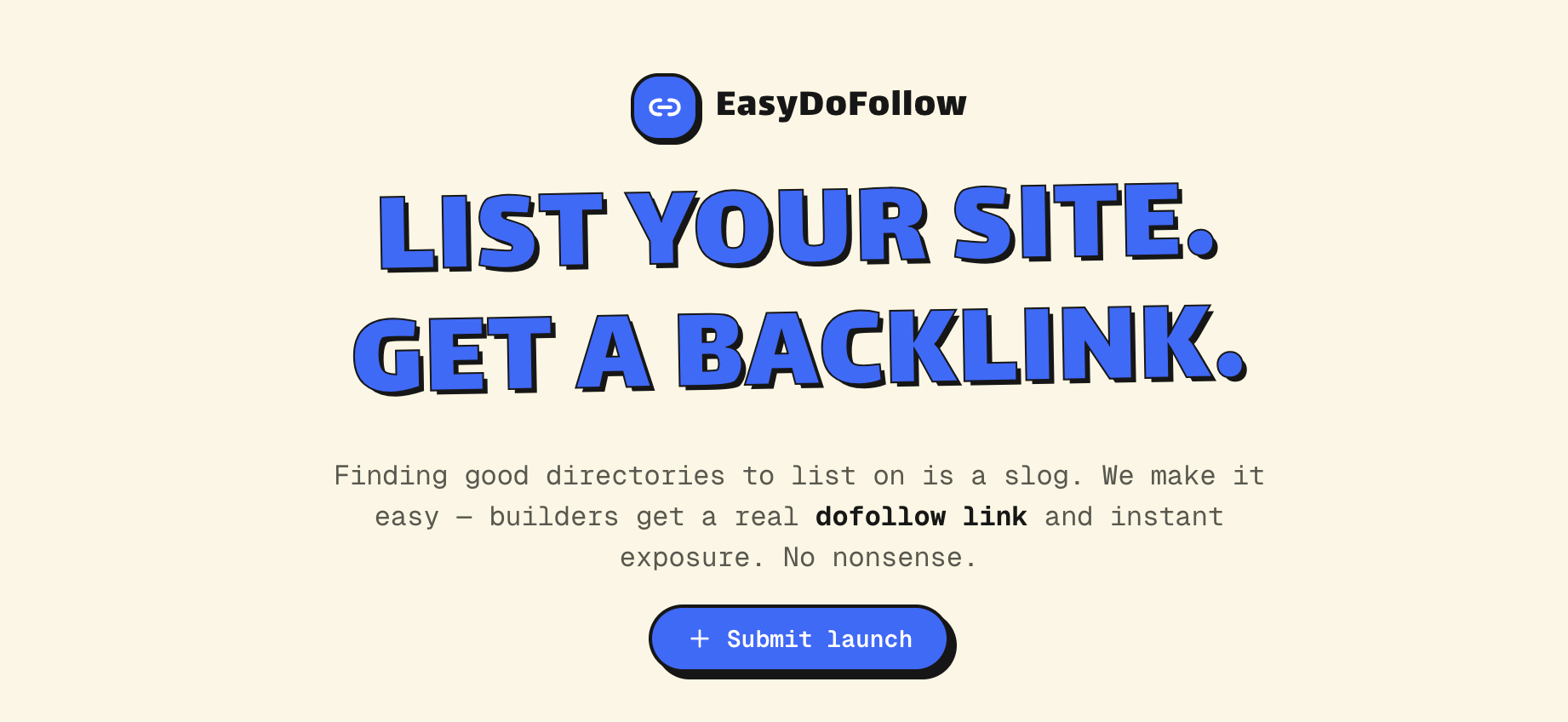 Screenshot 1 of EasyDoFollow