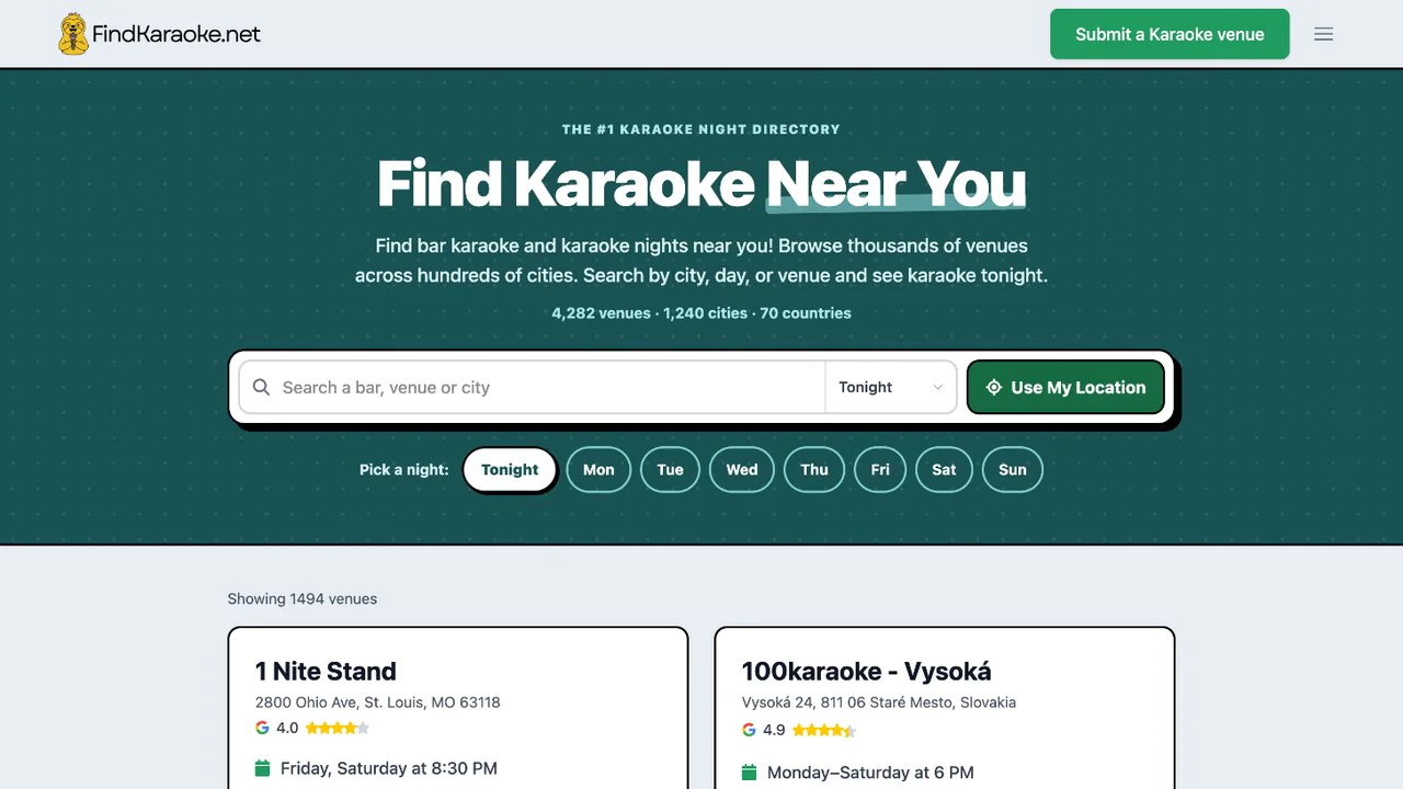 Screenshot 1 of FindKaraoke