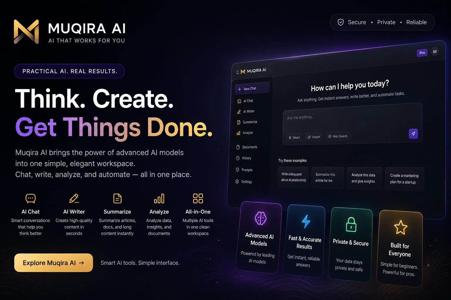 Screenshot 1 of Muqira AI