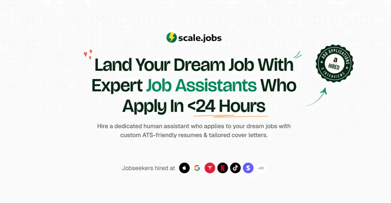 Screenshot of Scale.jobs