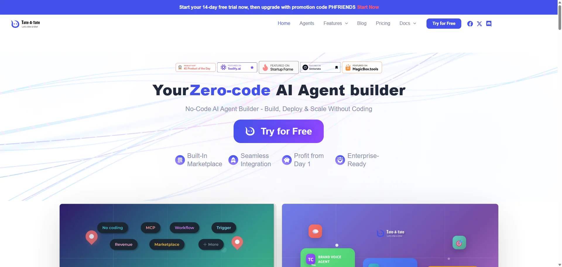 Screenshot of Tate-A-Tate