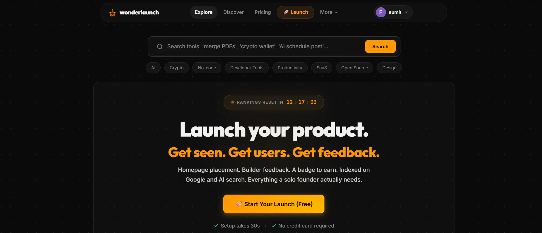 Screenshot 1 of WonderLaunch