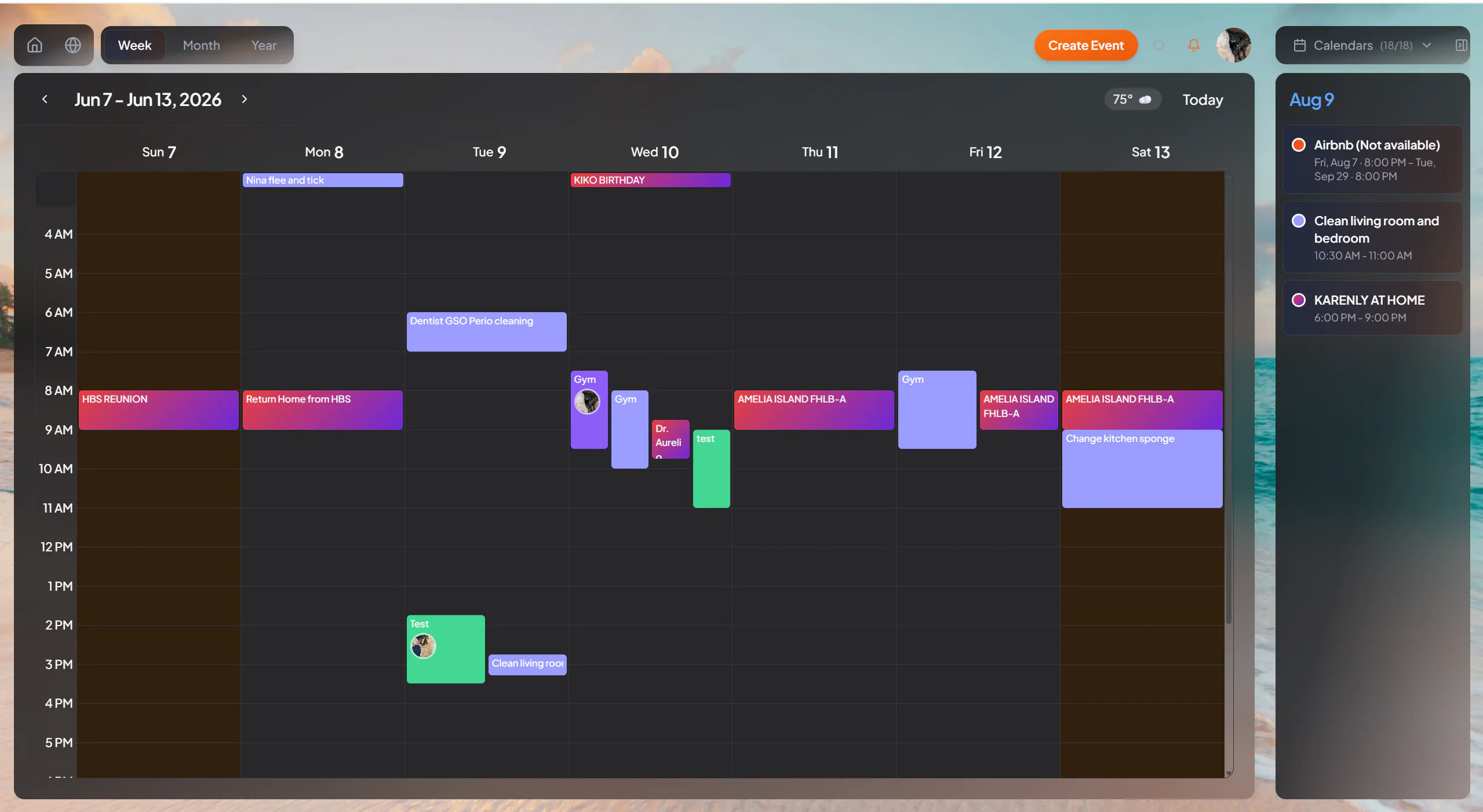 Screenshot 3 of Conmigo Yearly Calendar