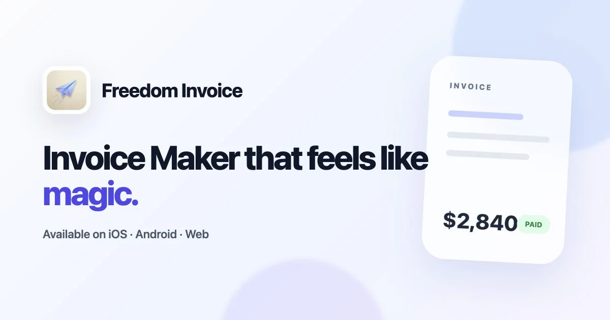 Screenshot 1 of Pocket Invoice