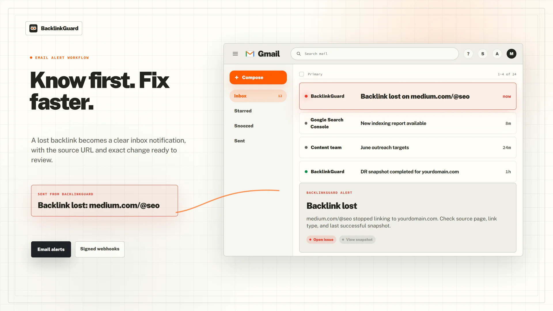 Screenshot 4 of BacklinkGuard