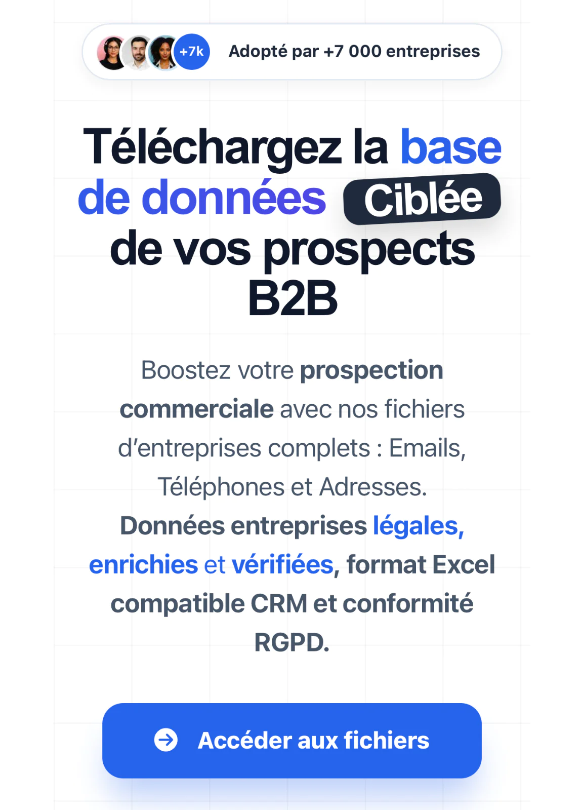 Screenshot of Fichierentreprise