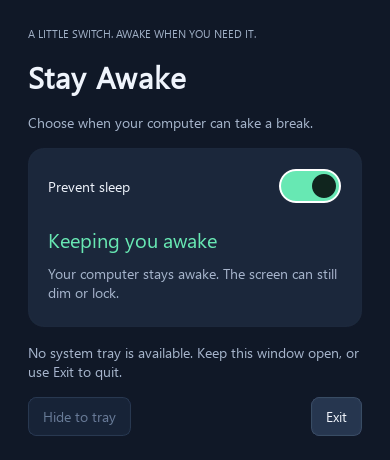 Screenshot 1 of Stay awake