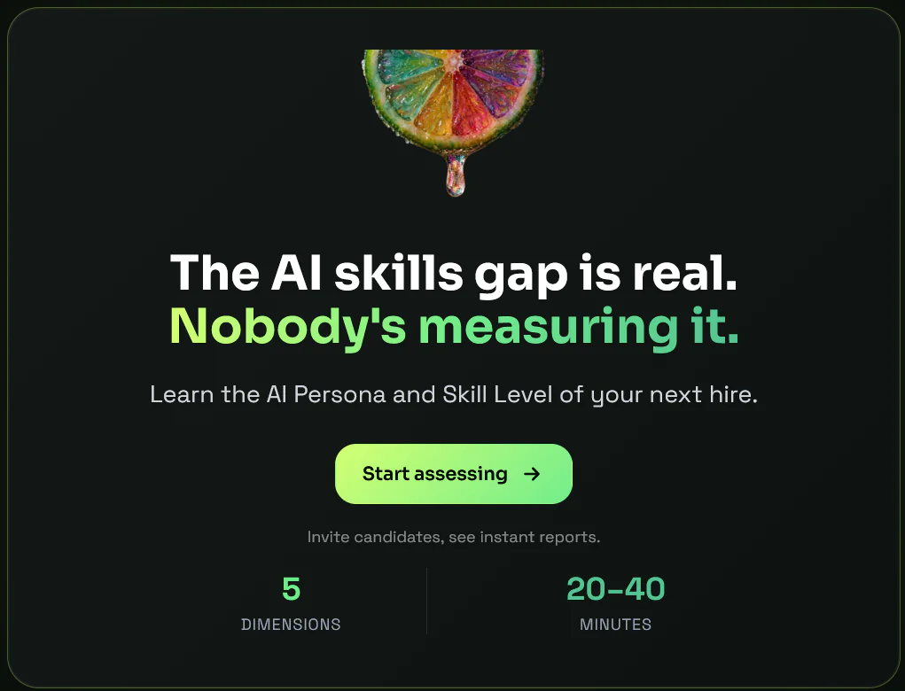 Screenshot 1 of AISA (aisa.to) AI Fluency Assessment