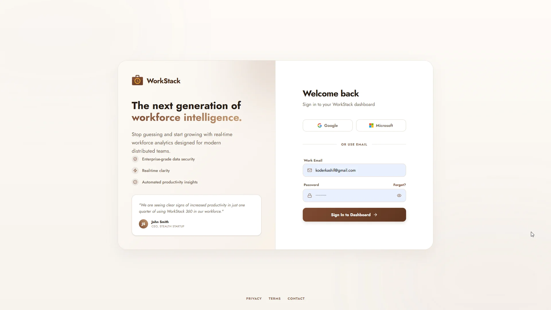 Screenshot 1 of WorkStack 360