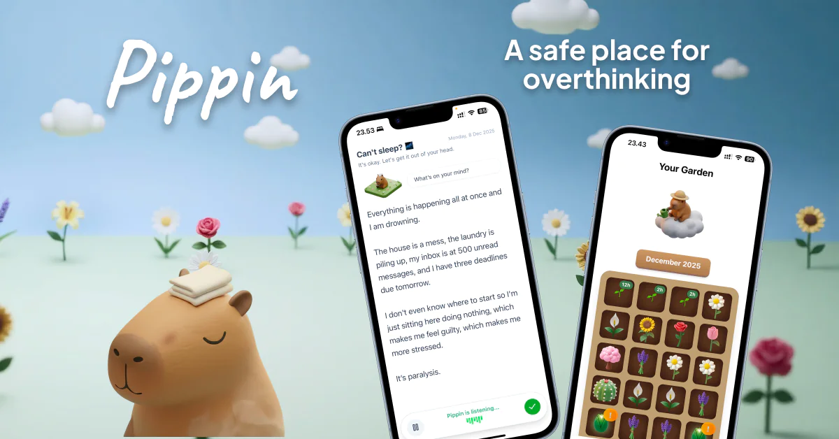 Screenshot of Pippin - Overthinking Journal