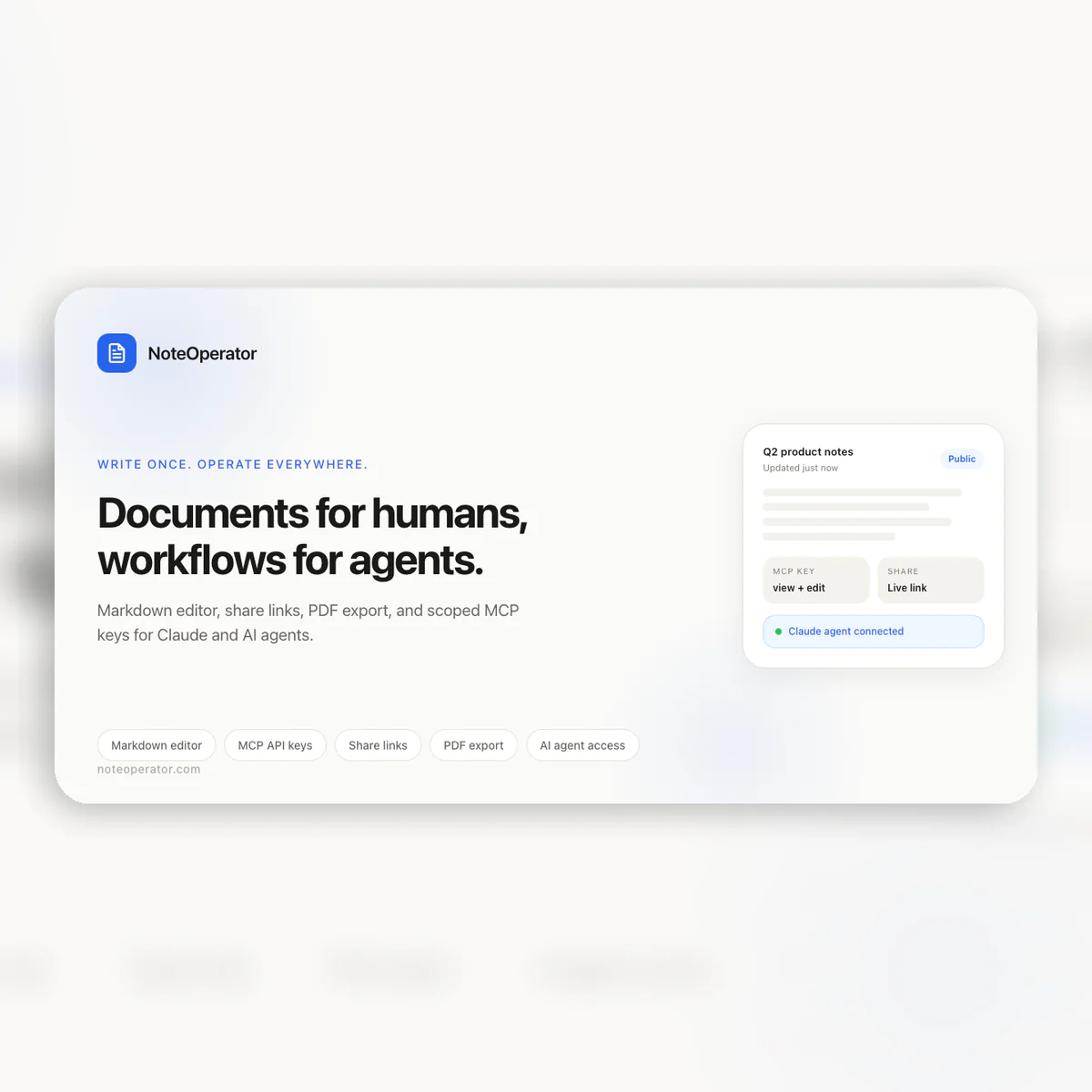 Screenshot of NoteOperator