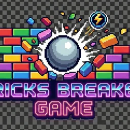 Bricks Breaker Game Online Logo